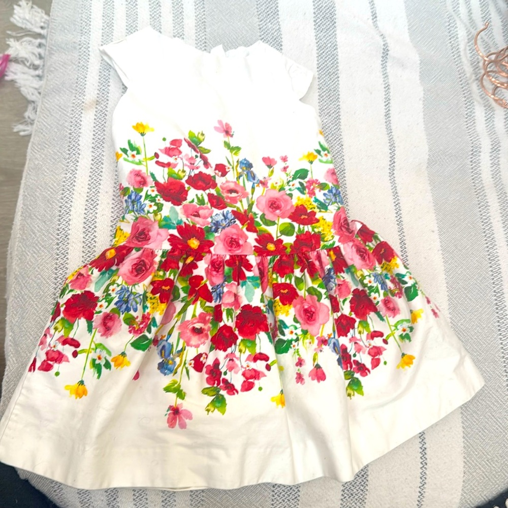 Mayoral girls like  new  used one time floral summer dress size 2